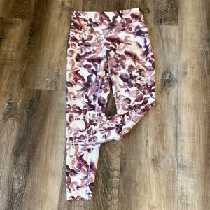 Balance Collection Purple and Pink Floral Leggings